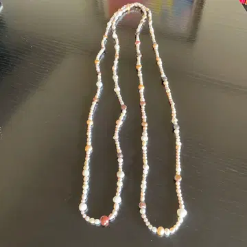 담수 진주 롱 목걸이