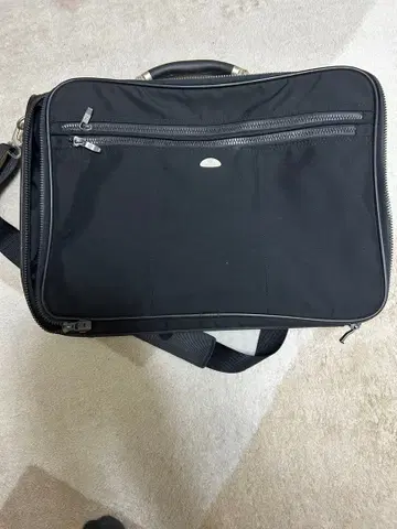 비즈니스 백 블랙 숄더 스트랩 포함