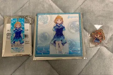 치카 클리어 색지 키링 핀즈 배지 나조토키 Aqours