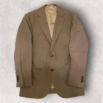 새상품급 TOMORROWLAND 테일러드 자켓 실크 모헤어 혼방 베이지