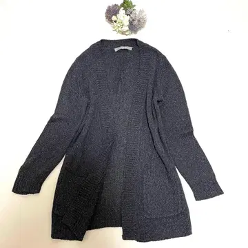 띠어리 럭스 가디건 사이즈 38 그레이