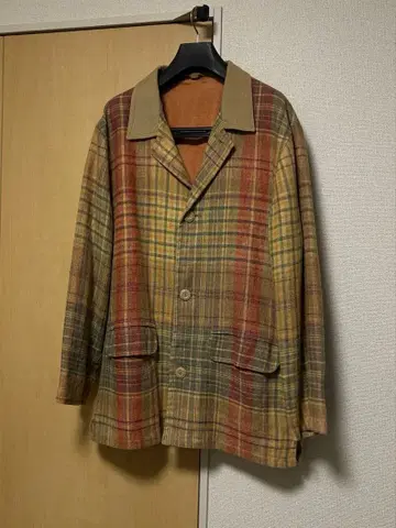 90s 프렌치 빈티지 체크 코트