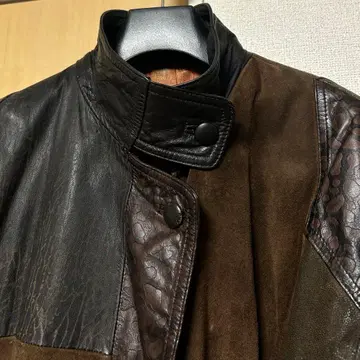 90년대 유로 빈티지 가죽 재킷