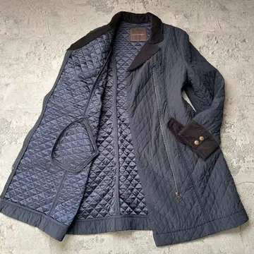 컨디션 최상 green nout 퀼팅 롱 코트 코듀로이 옷깃