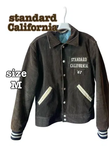 초레어! 스탠다드 캘리포니아 레터드 자켓 코듀로이 바시티 자켓