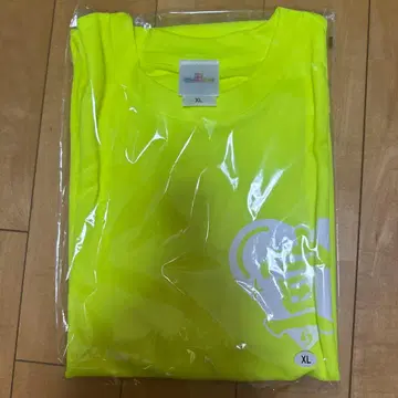 초 도키메키 선전부 옐로우 컬러 T셔츠 아키짱 XL