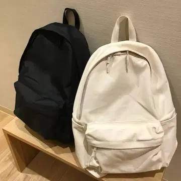 무인양품 MUJI 발수 오가닉 코튼 사이드 포켓 부착 럭색