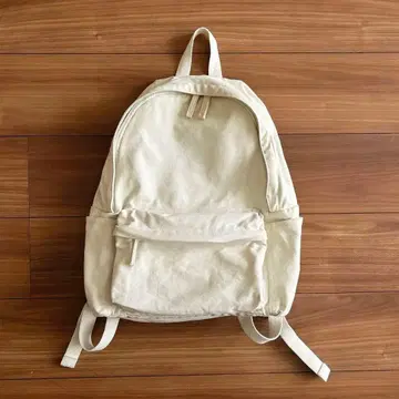 무인양품 MUJI 발수 오가닉 코튼 사이드 포켓 부착 럭색