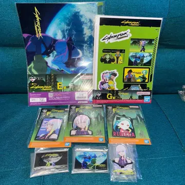 제일복권 사이버펑크 엣지러너즈 클리어 파일 아크릴 스탠드