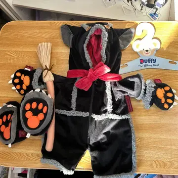 더피 검은 고양이 인형옷