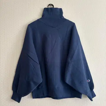 챔피언 네이비 하이넥 속기모 트레이닝복