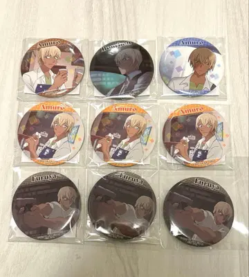 명탐정 코난 아무로 캔뱃지 모음