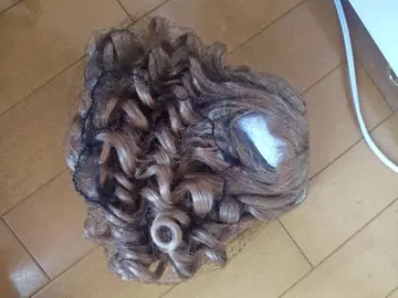 브라운 컬 인형용 가발 7~8인치