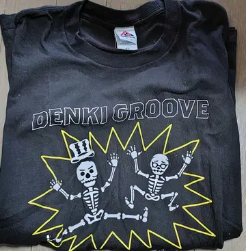 DENKI GROOVE 전기 그루브 스켈레톤 셔츠 블랙 XL 사이즈
