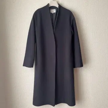 dix-sept 울 100% 노카라 롱 코트