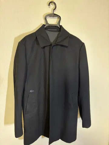 Lacoste 네이비 스텐칼라 코트