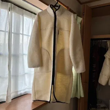 아이보리 플리스 자켓 F 사이즈