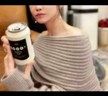 styling 오프숄더 니트 원피스 니트 원피스 카미사키 메구미