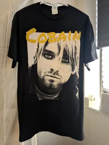 레어 락 T! 닐바나! 커트 코베인 추모 T셔츠! L 사이즈