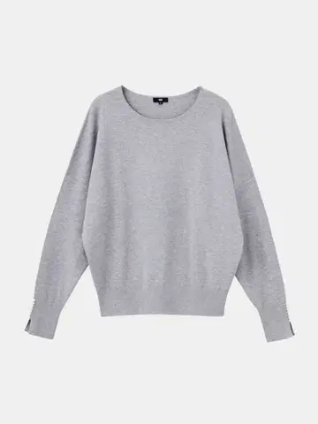 plst 플라스테 2025 레이온 블렌드 펄 비즈 돌먼 스웨터 L