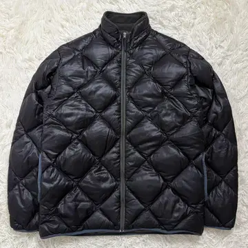 mont-bell 다운 자켓 퀼팅 스탠드 카라 S 블랙 경량