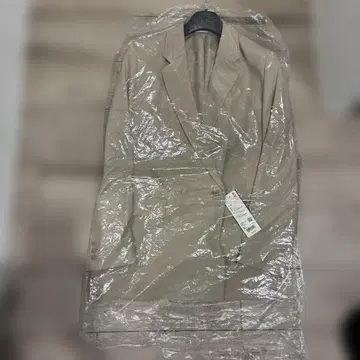 [ 새상품 미사용 ] 베이지 더블 브레스트 테일러드 자켓 유니클로 XL