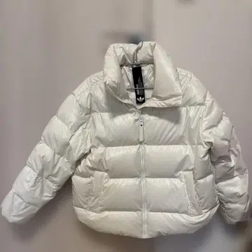 adidas PRIME GREEN 화이트 다운 자켓