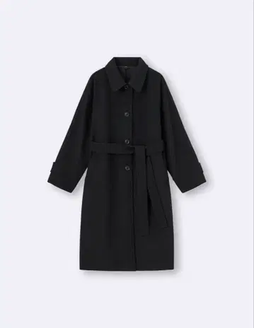 GU 코지 멜톤 발마칸 코트 블랙 L 사이즈