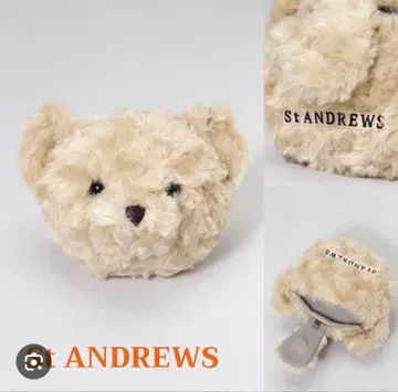 St ANDREWS 곰 모양 퍼터 커버