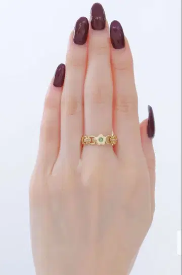 악센트 컬러 비쥬 반지 MARY QUANT 마리퀀트