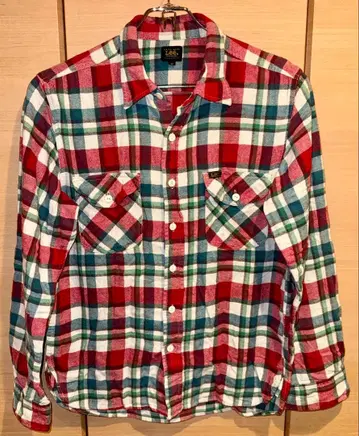 Lee 체크 무늬 플란넬 셔츠 M 사이즈
