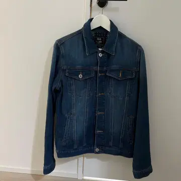 BEAMS HEART 다크 블루 맨투맨 데님 자켓 S 중고품