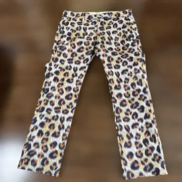 라우드마우스 남성용 팬츠 레오파드 무늬 표범 무늬 LL