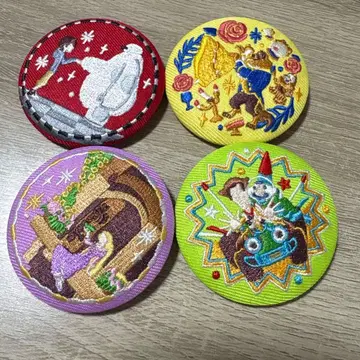 디즈니 자수 캔뱃지 비스킷 2 자수 캔뱃지