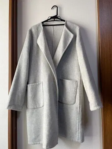 쁘띠 옹플뢰르 그레이 롱 코트 11호 그레이