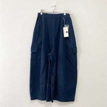 nestRobe 코튼 데님 배럴 팬츠 와이드 데님