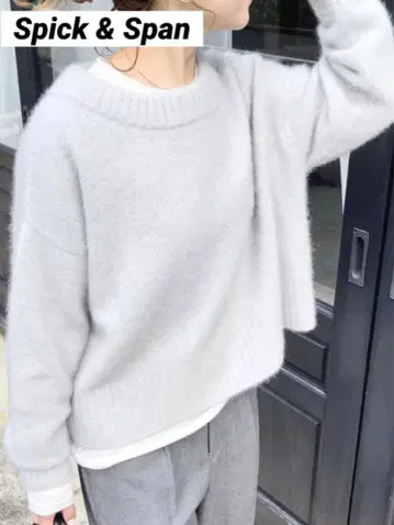 Spick and Span 폭스 혼 보틀넥 풀오버