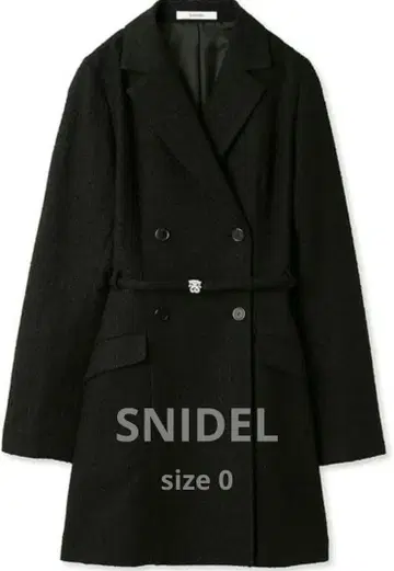[새상품급] SNIDEL 스나이델 벨트 세트 자켓 미니 원피스 트위드