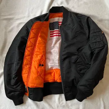 ALPHA INDUSTRIES MA-1 자켓 짧은 기장 XS