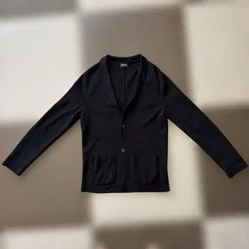 돌모어 니트 자켓 코튼 애로우즈