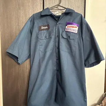 80s~90s BIG BEN 워크 셔츠 다크 블루