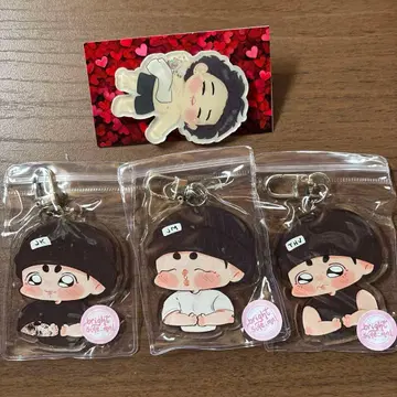 BTS 아크릴 키링 핀 배지