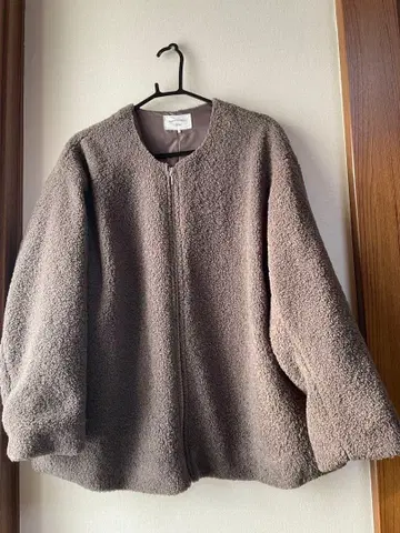 Samansa Mos2 플리스 자켓 모카 브라운