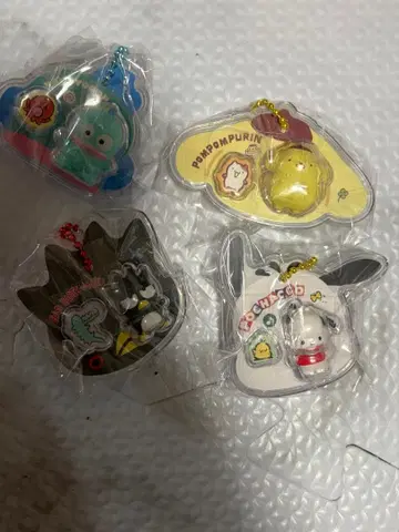 폼폼푸딩 아크릴 키링 세트