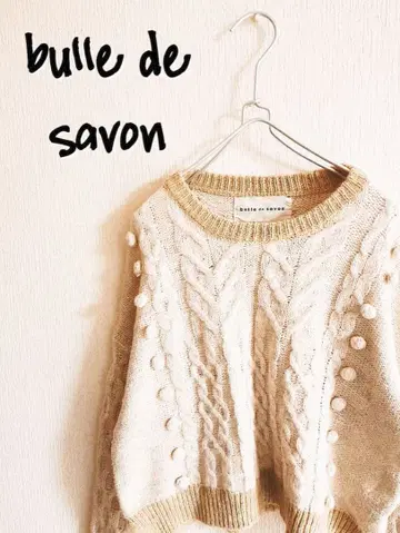 D220145 bulle de savon 디자인 니트