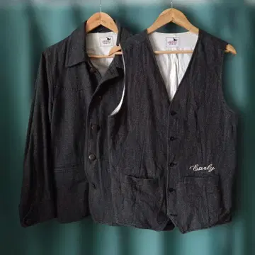 GANGSTERVILLE GLADHAND 루드 베스트 자켓 2피스 세트