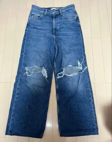 리바이스 HIGH LOOSE 데님 와이드 팬츠 25