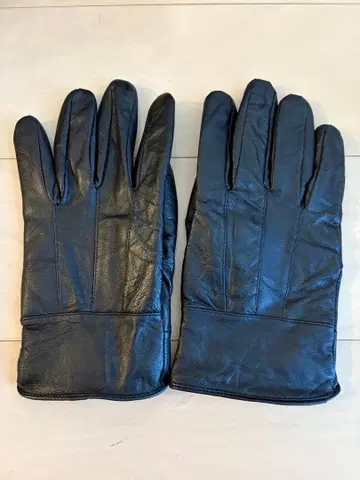 블랙 가죽 장갑
