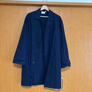 롱 코트 네이비