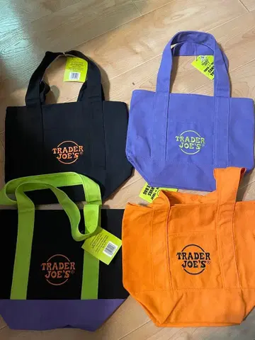 TRADER JOE'S 에코백 4세트